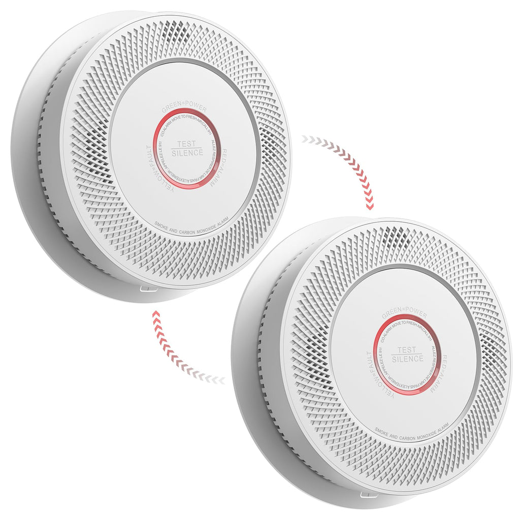 Smoke and Carbon Monoxide Detector 10-Year Battery P37879
