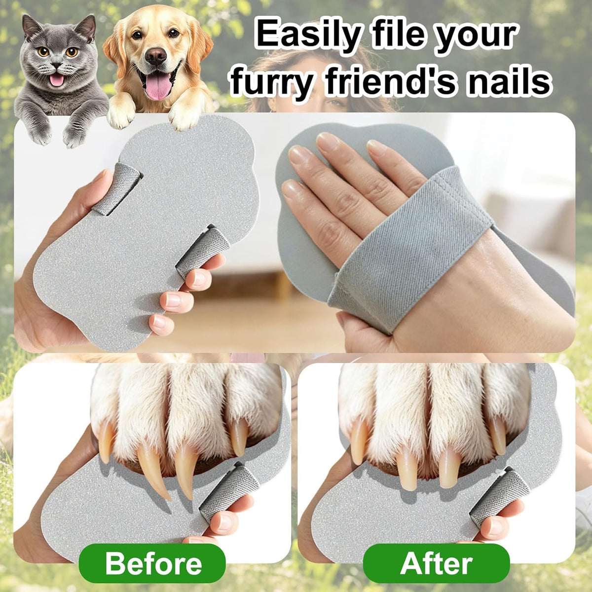 Dog Nail Scratch Board with Hand Strap U505