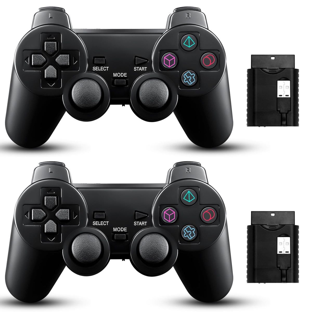 2 Pack Wireless Controller Gamepad X785009
