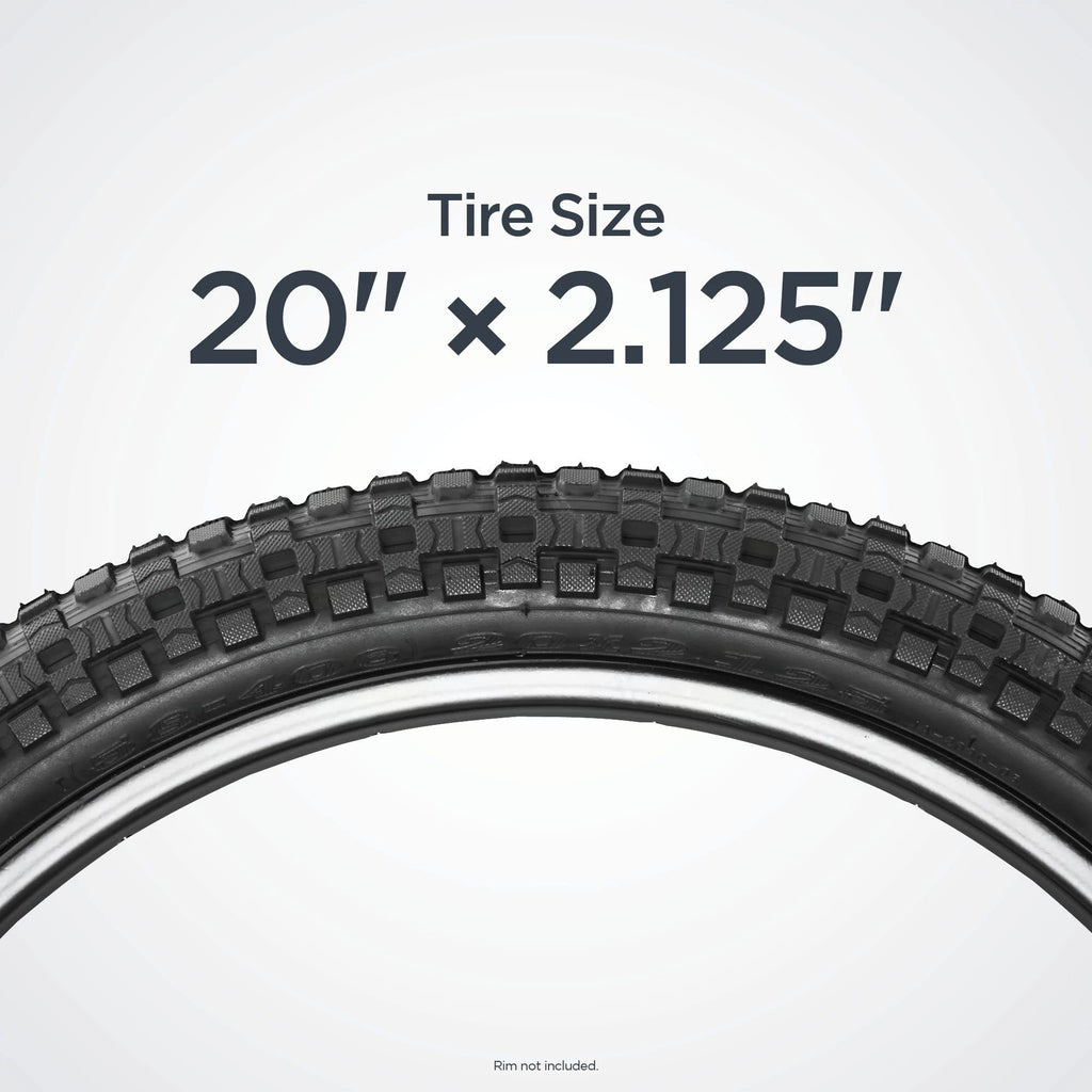 Black 20 x 2.12-Inch Bike Tire S8752