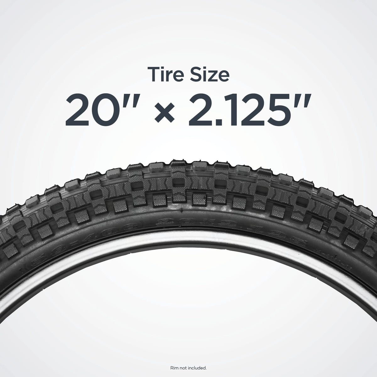 Black 20 x 2.12-Inch Bike Tire S8752