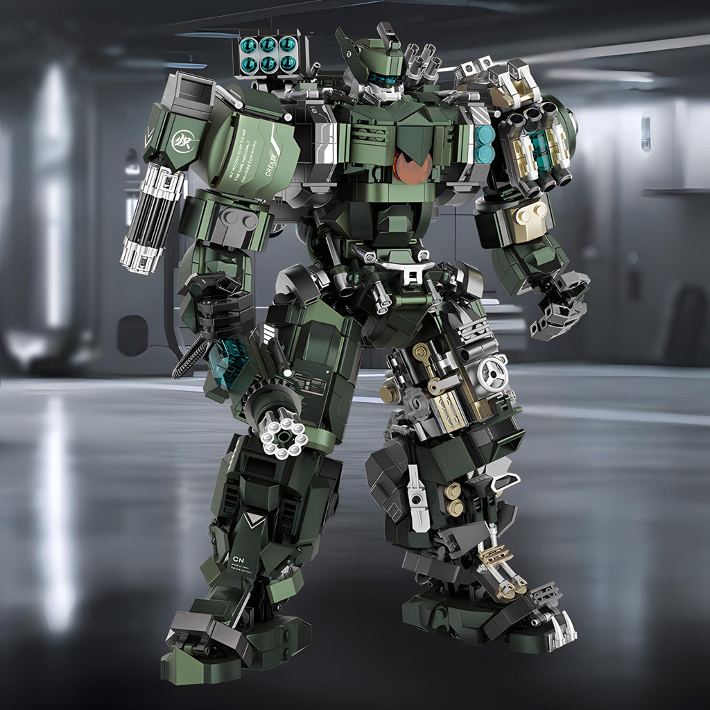 Mech Robot Model Building Blocks Toy Set 1403 Pieces N93534