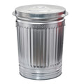 20 Gallon Galvanized Steel Trash Can with Locking Lid F432503