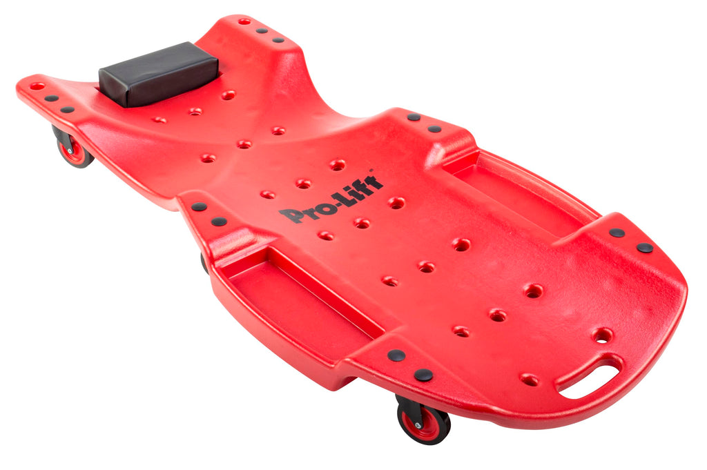 48 Inch Plastic Mechanic Creeper with Padded Headrest Y70339