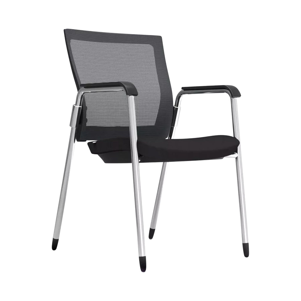 Grey Mesh Stackable Visitor Chair Set of 2 H836