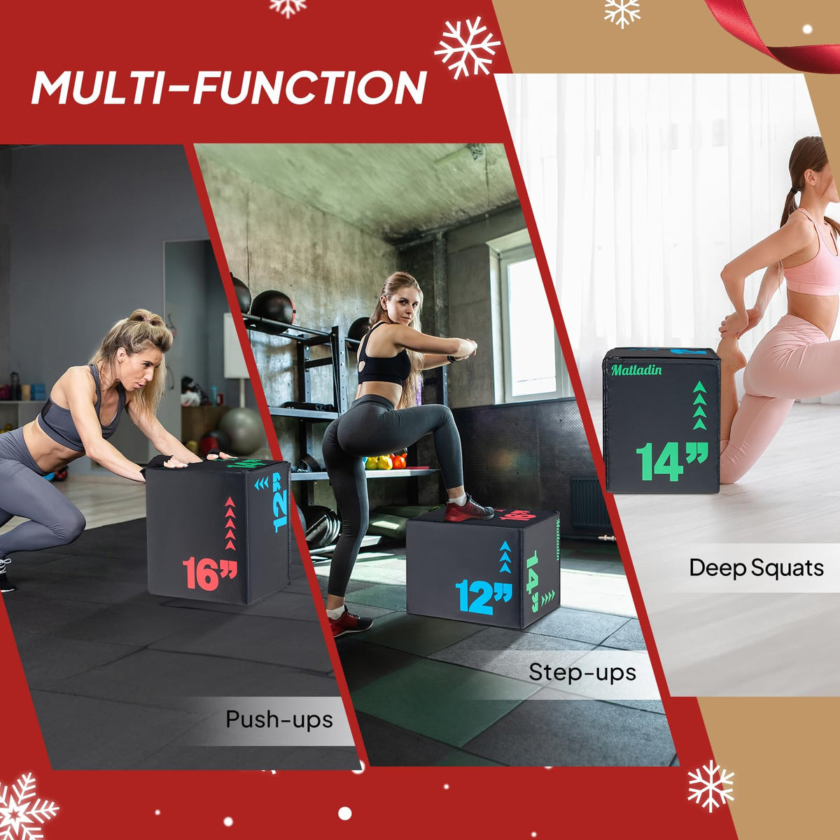 Heavy Foam 3 in 1 Plyo Box L675196