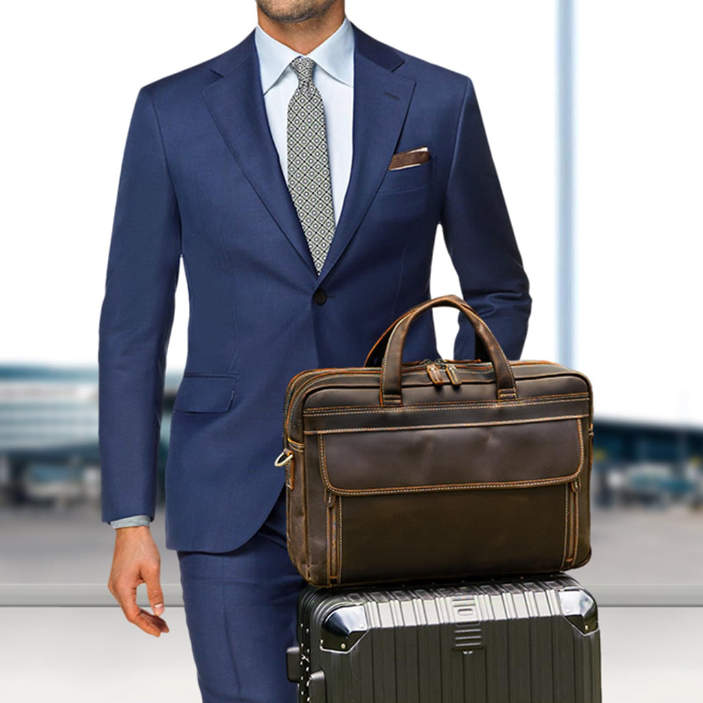 Leather Laptop Briefcase R92193