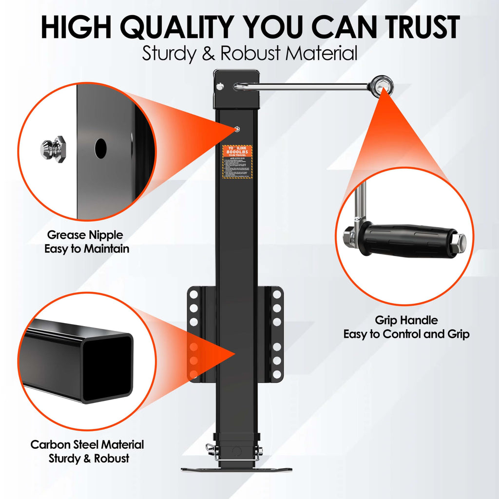 8000 lbs Trailer Jack R301