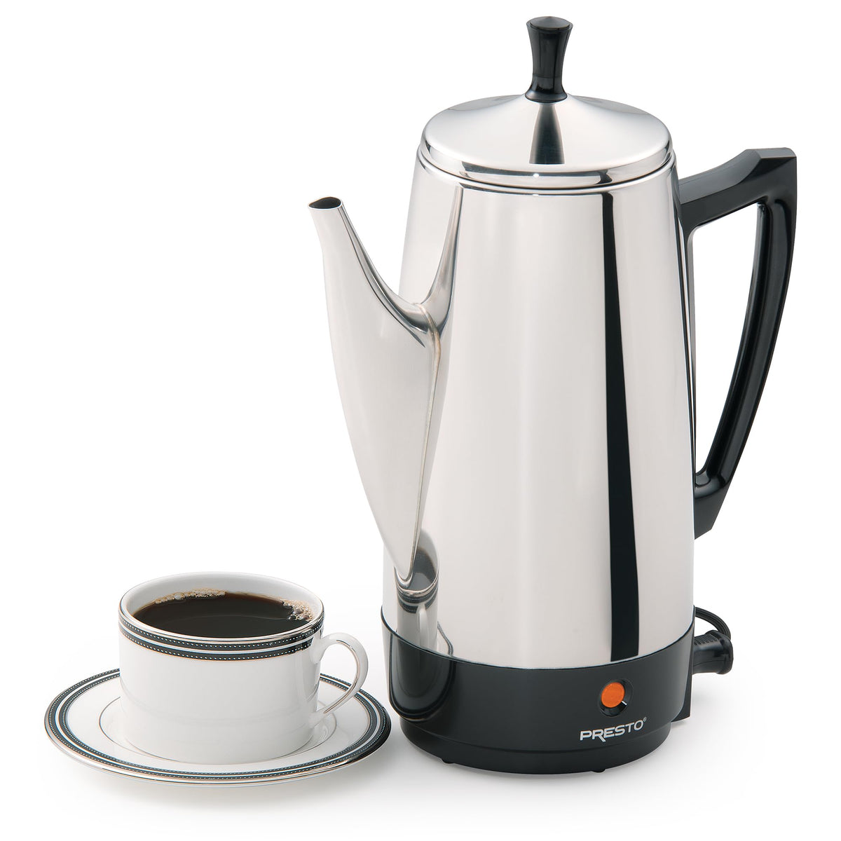 Stainless Steel 12-Cup Electric Coffee Percolator Z61317