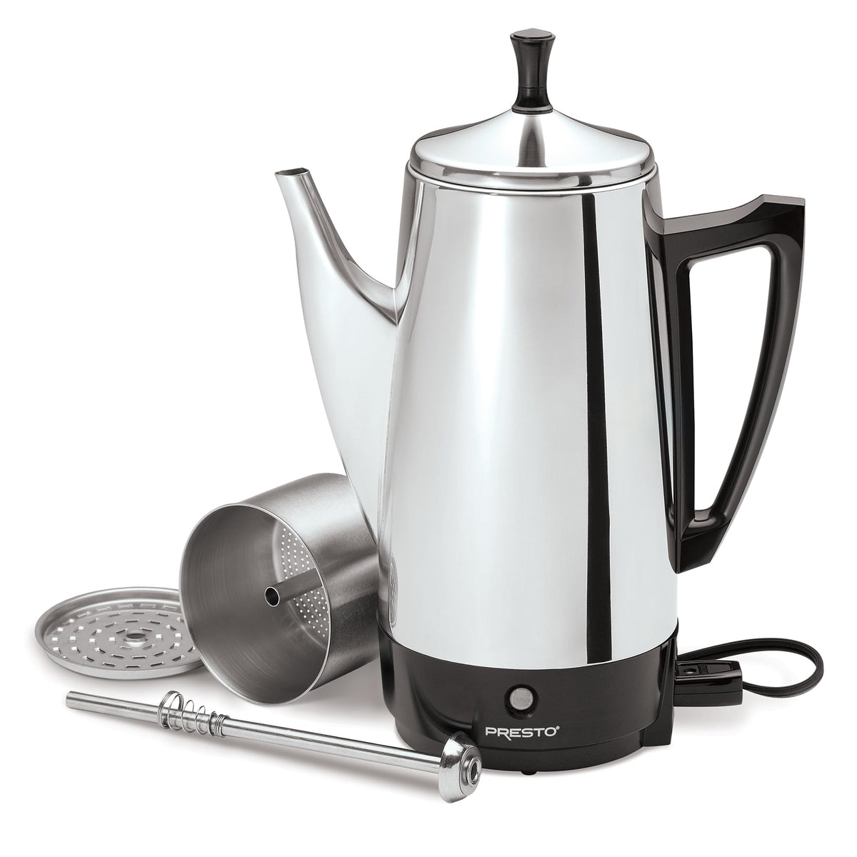 Stainless Steel 12-Cup Electric Coffee Percolator Z61317