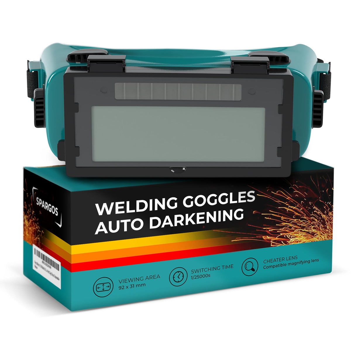 Welding Goggles Auto Darkening Flip Up DIN 8-12 A491835