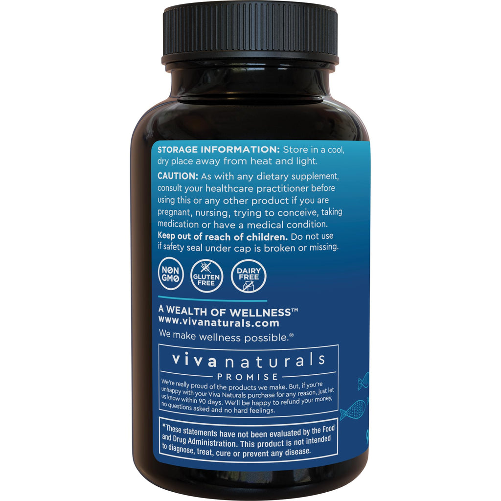 Omega 3 Fish Oil 2500 mg 90 Softgels M73075