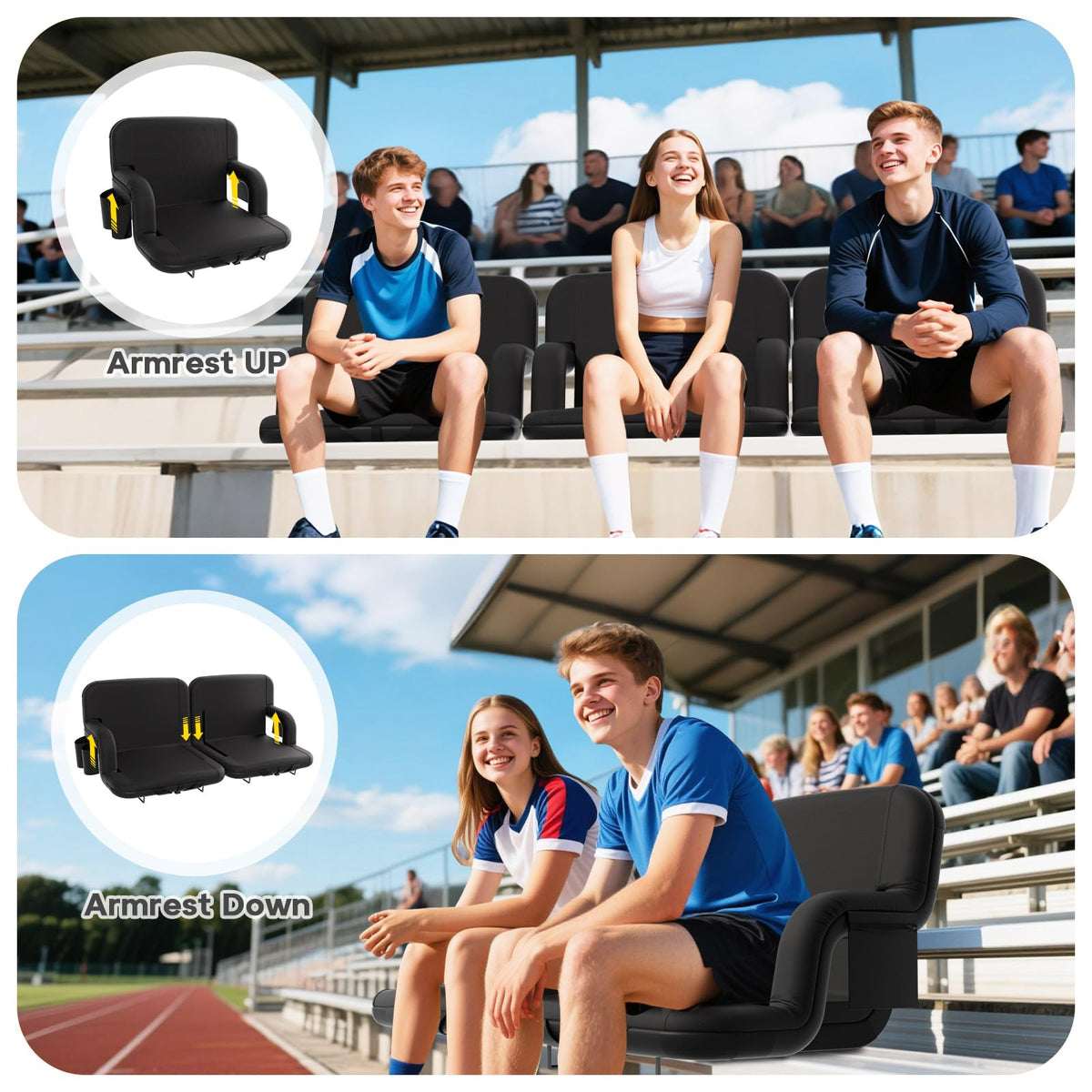 Stadium Seat with Back Support N5735