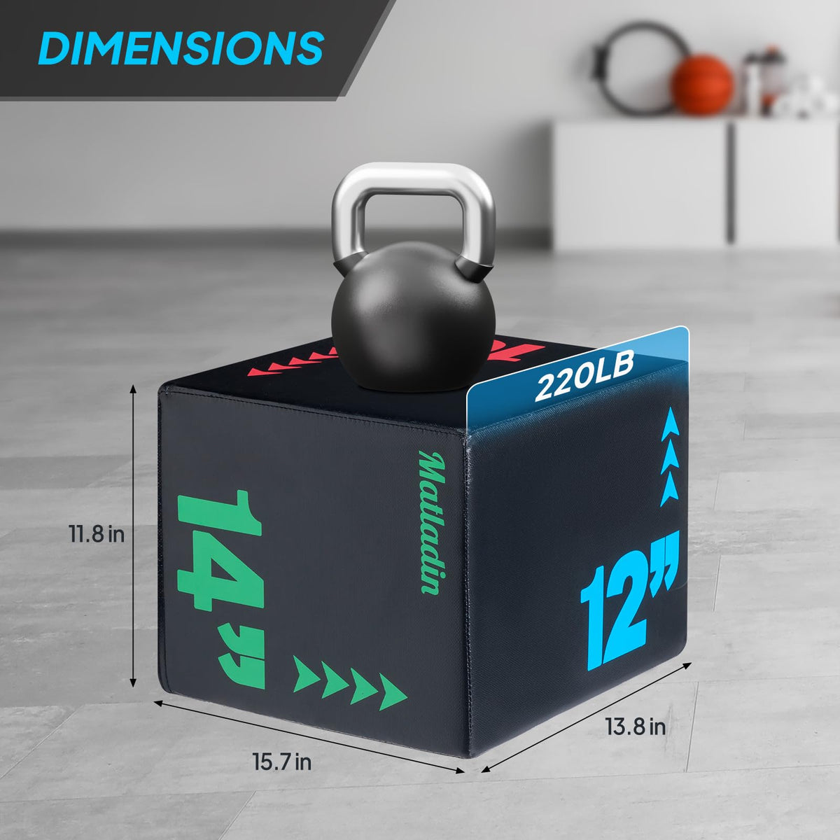 Heavy Foam 3 in 1 Plyo Box L675196