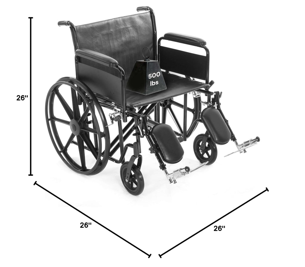 Heavy Duty Bariatric Wheelchair 700lb 28” Seat Width N43984