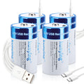 Rechargeable D Batteries with Charging E9952
