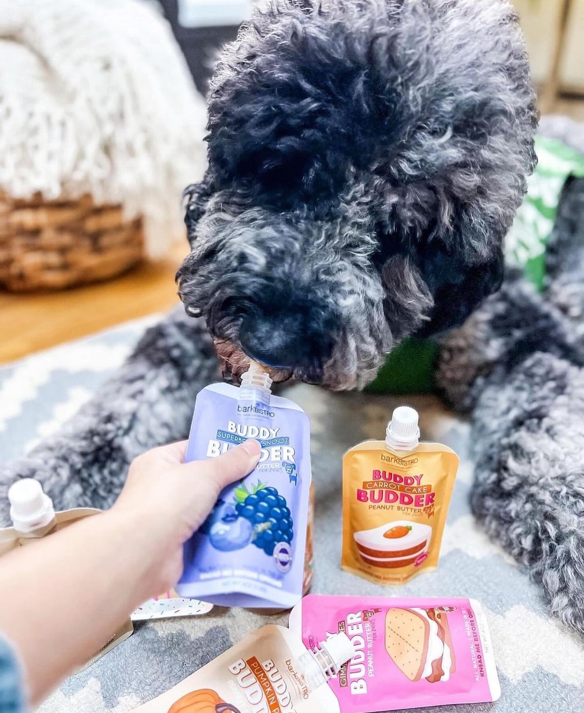 Peanut Butter for Dogs 3 Pack 4oz Squeeze Packs O3948