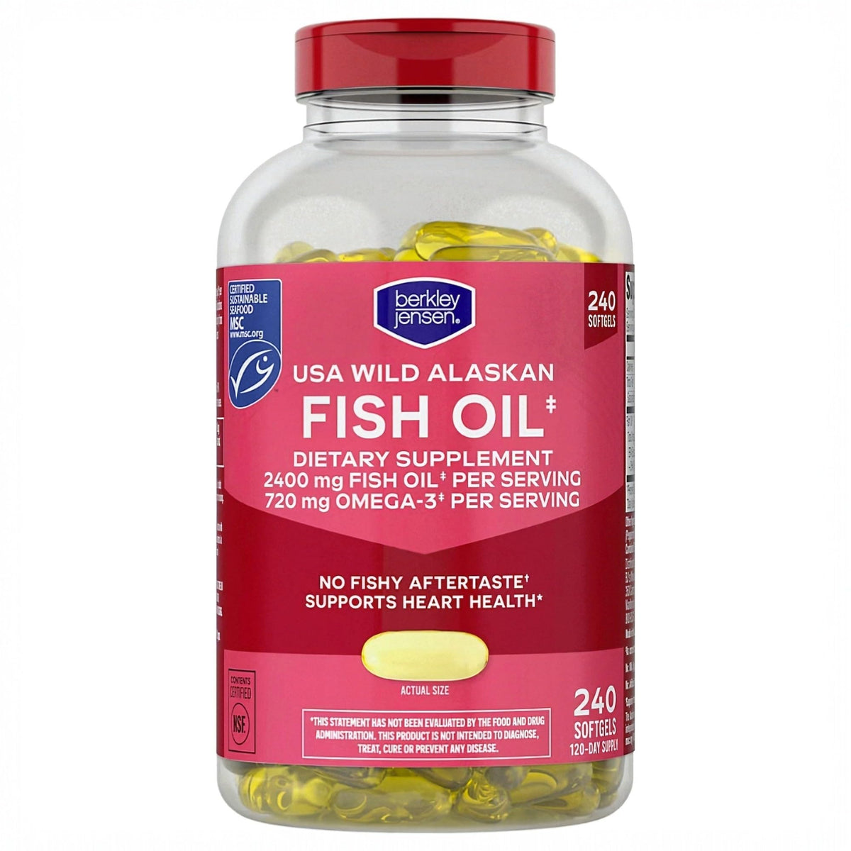2400mg Omega-3 Fish Oil Softgels V78330
