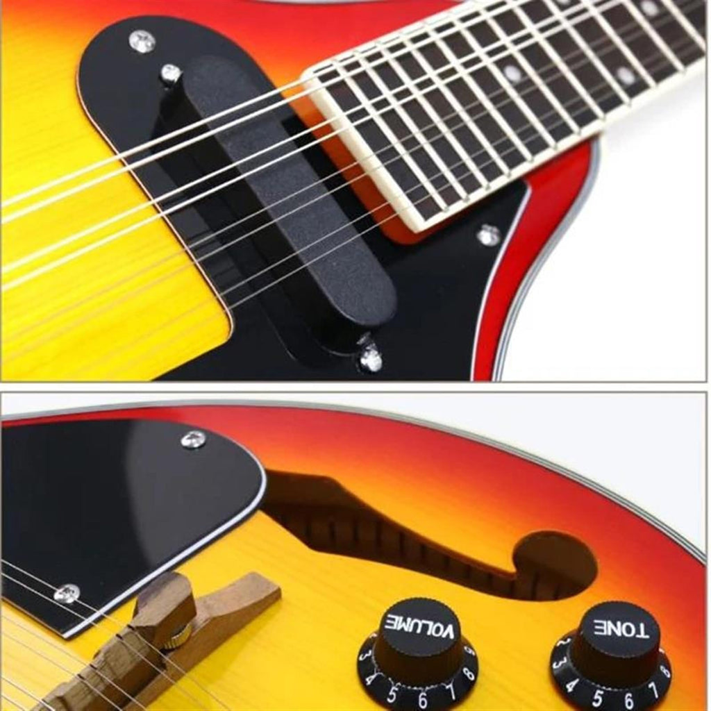 Electric Mandolin 8 Strings Spruce Sunburst M30063