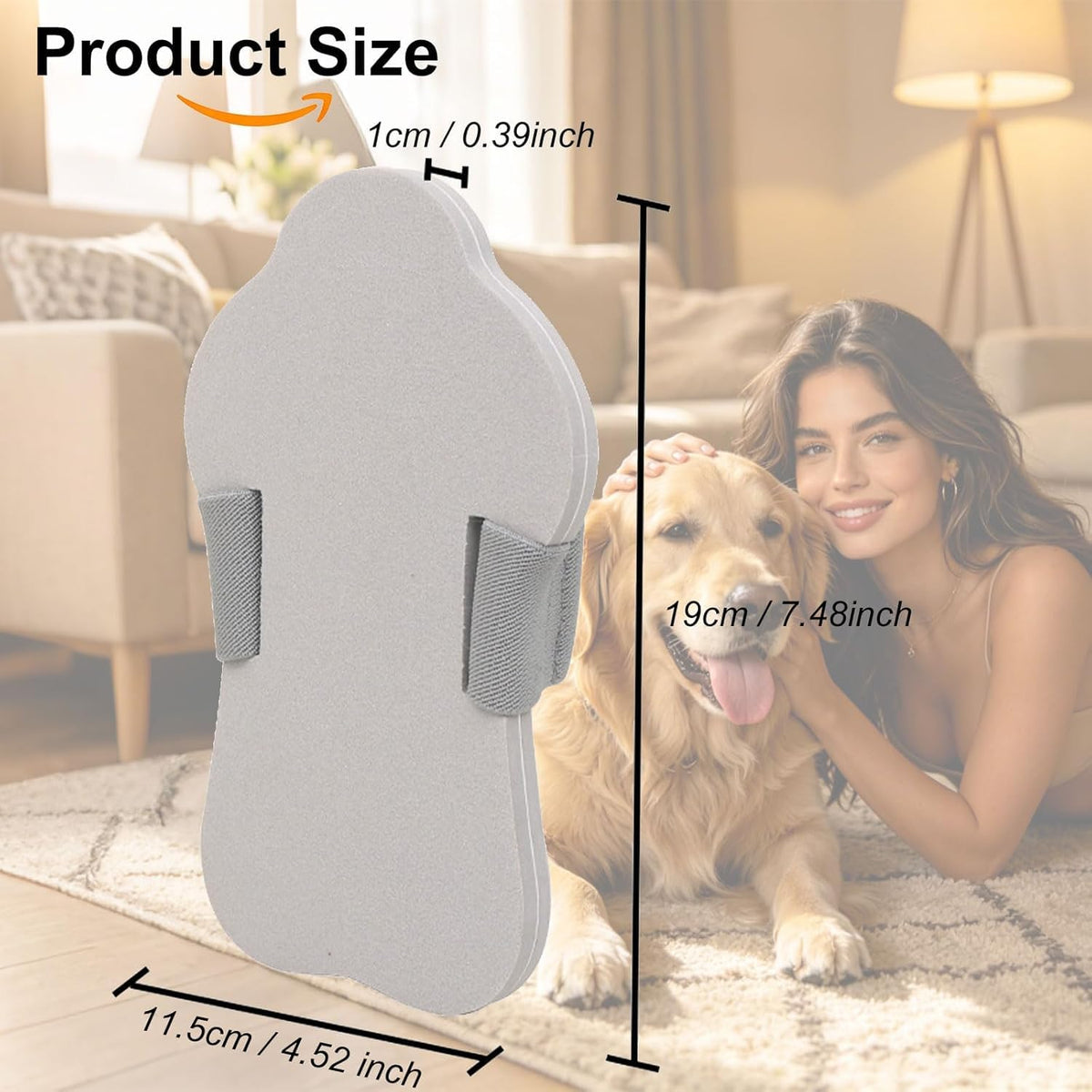 Dog Nail Scratch Board with Hand Strap U505