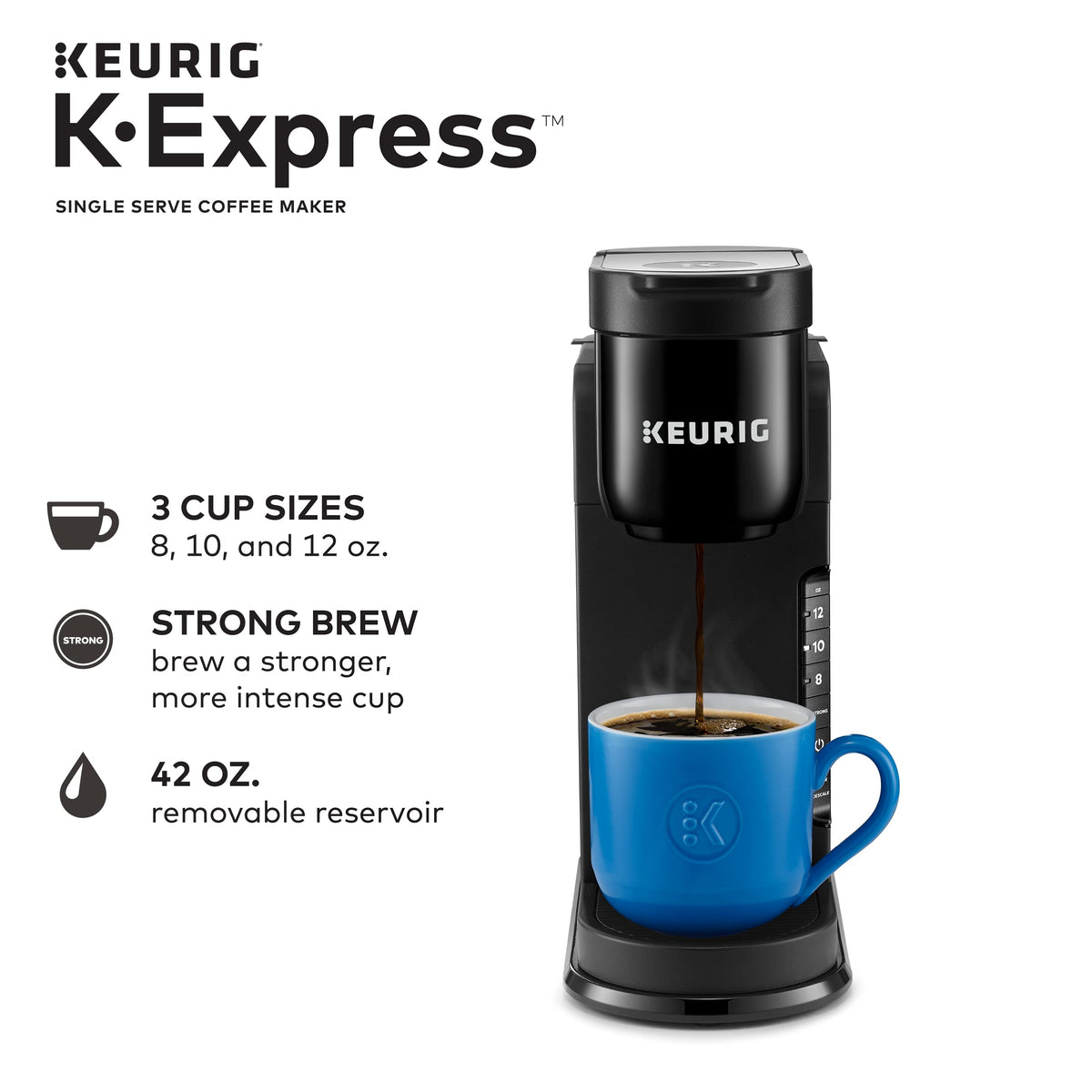 Black Single Serve K-Cup Pod Coffee Maker P31773