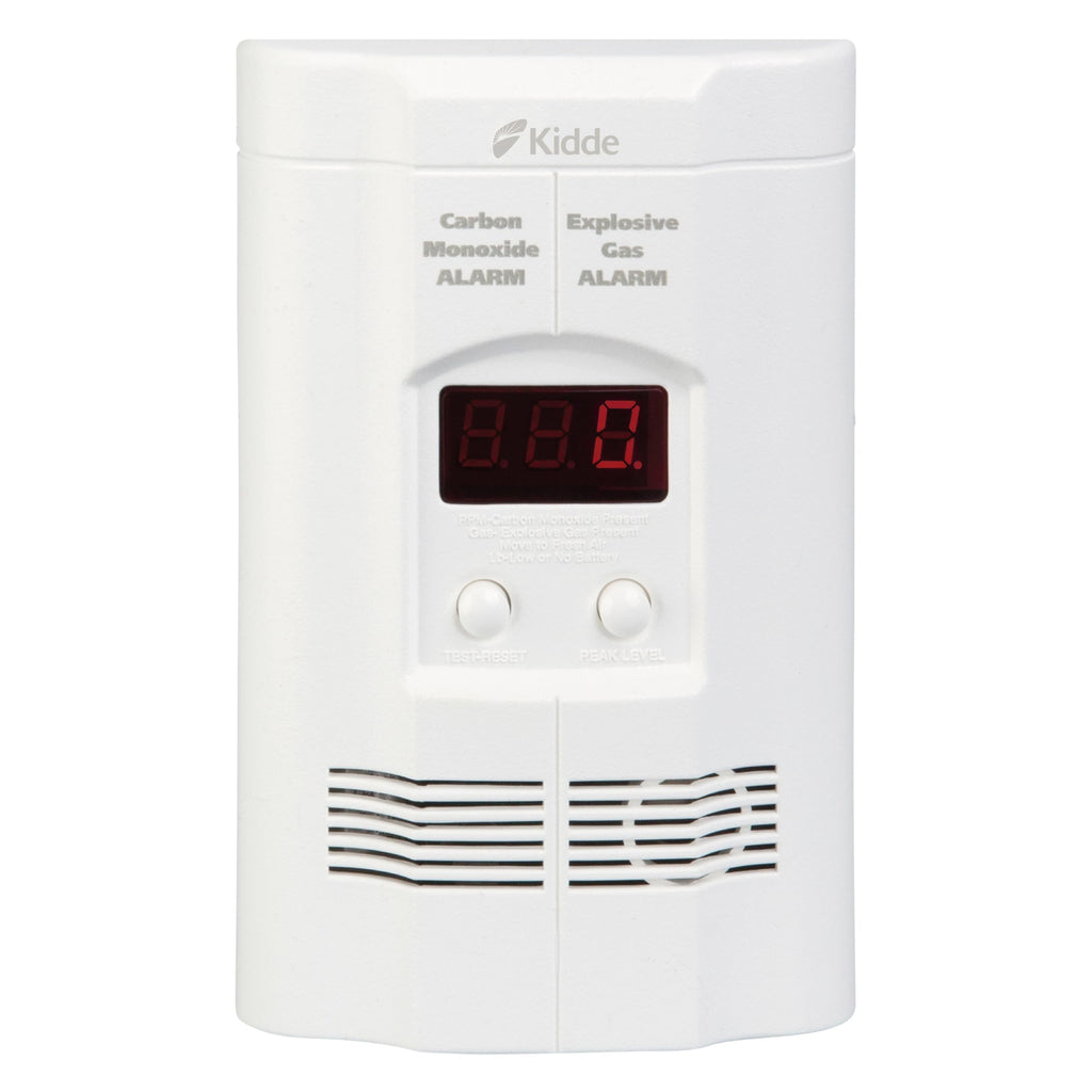 Carbon Monoxide & Explosive Gas Detector, Plug-in with Battery Backup H6087