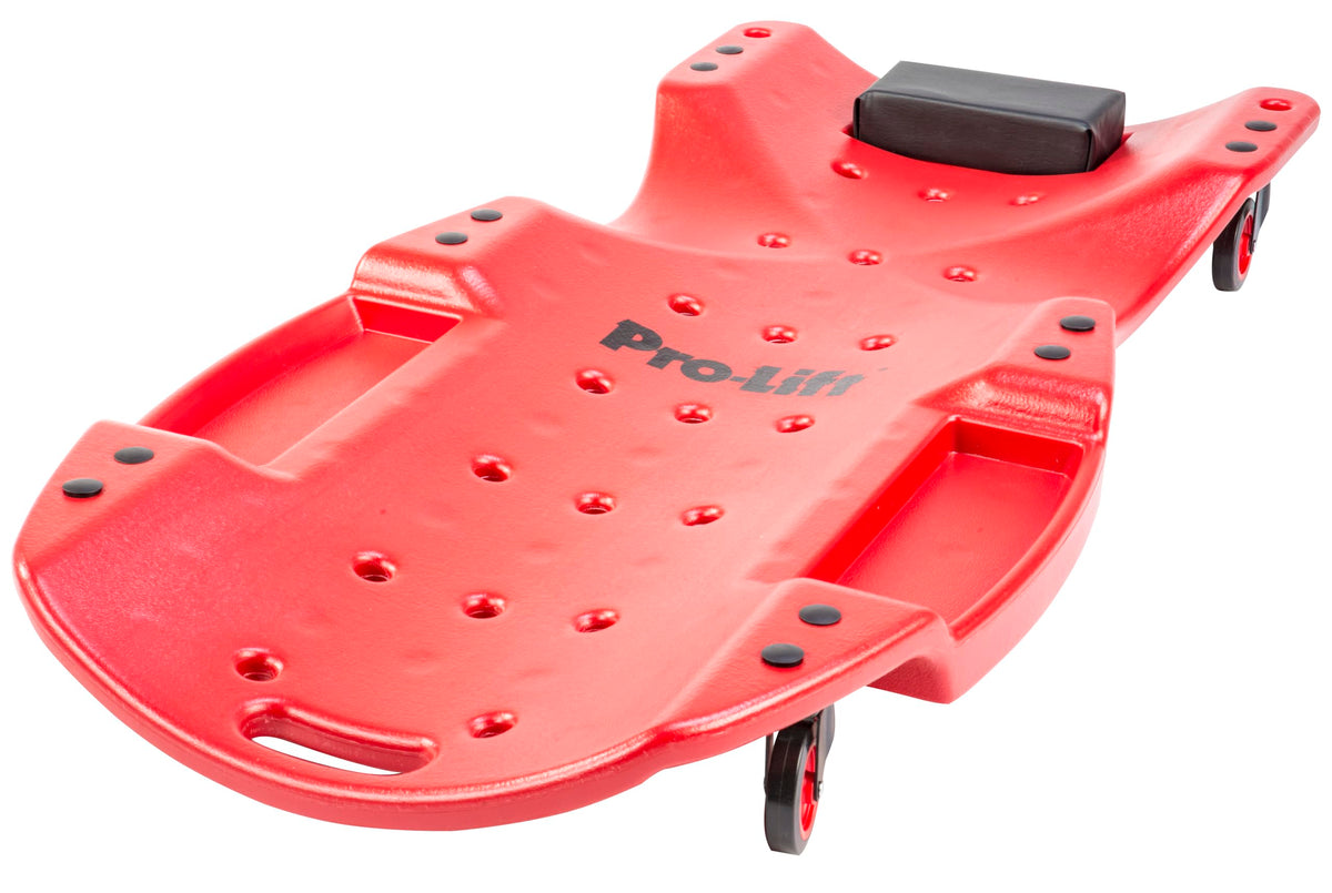48 Inch Plastic Mechanic Creeper with Padded Headrest Y70339