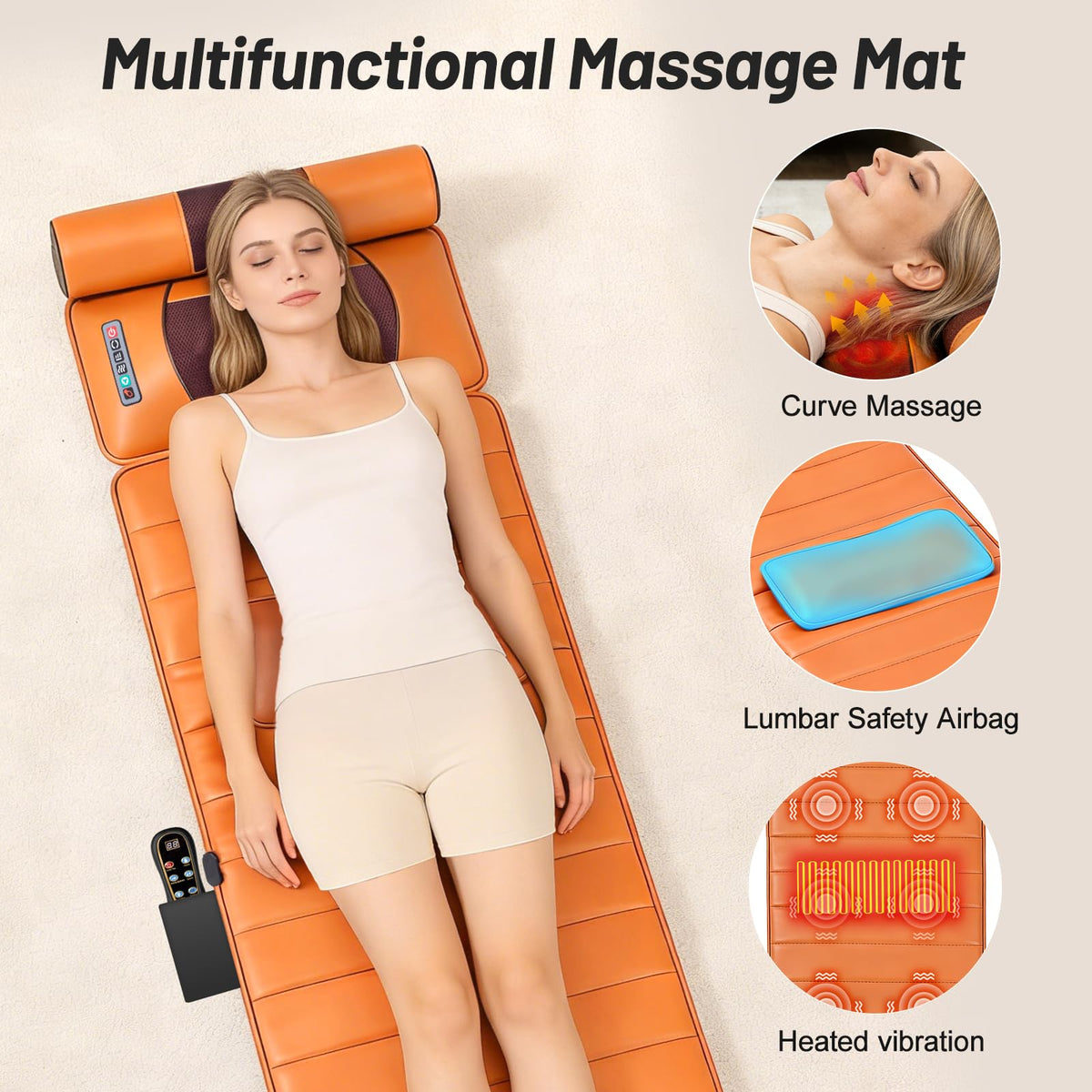 Full Body Massage Mat with Foot Massager U9210