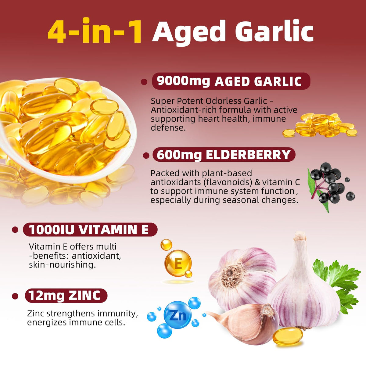 Aged Garlic Extract Vegetarian Softgels U809499