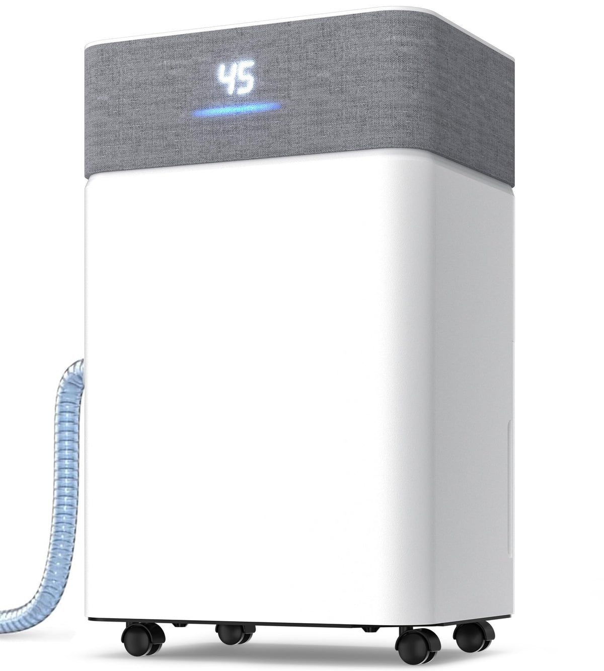 55 Pint Dehumidifier with Drain Hose, Removable Tank, LED Display, Timer, Child Lock R854