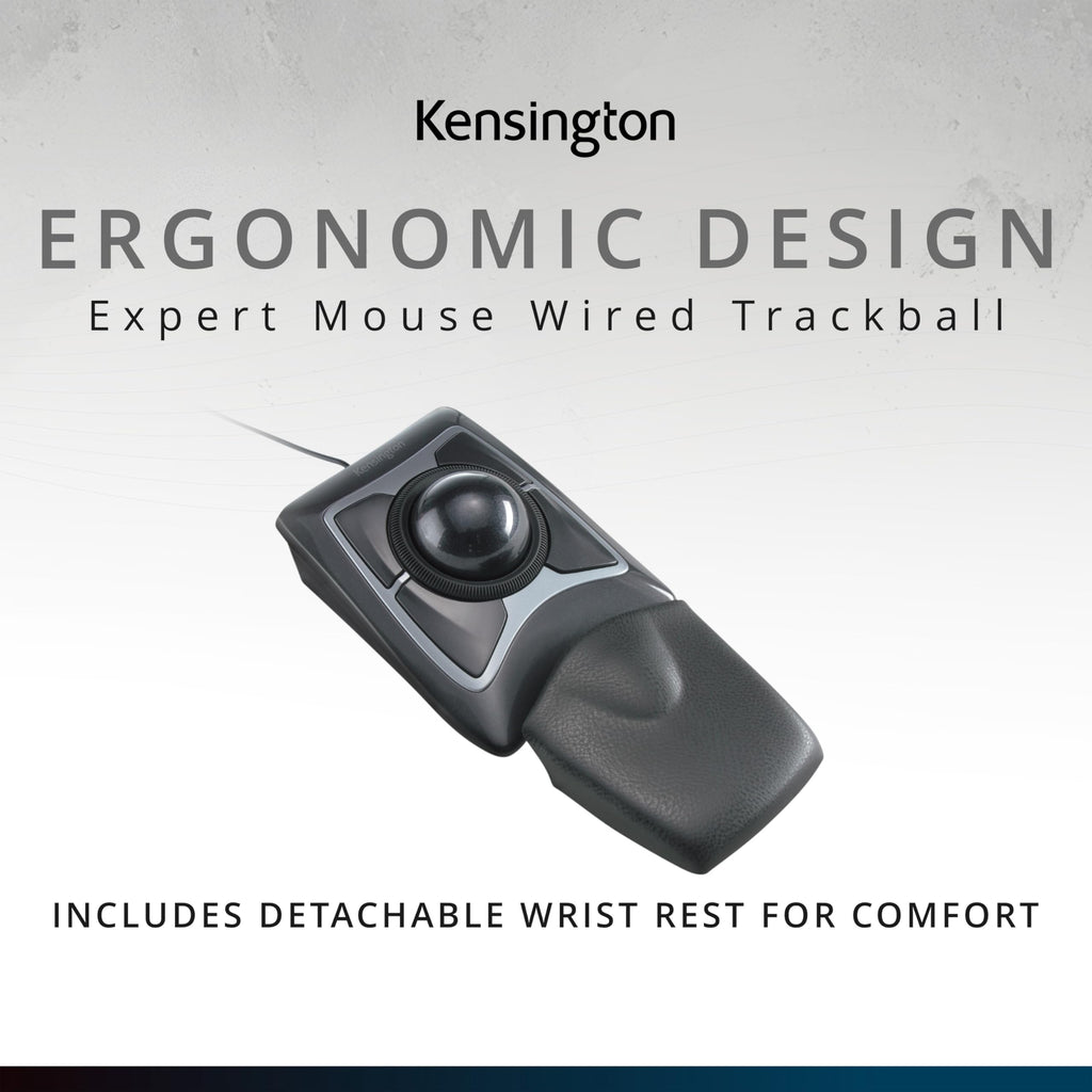 Black Silver Trackball Mouse O427690