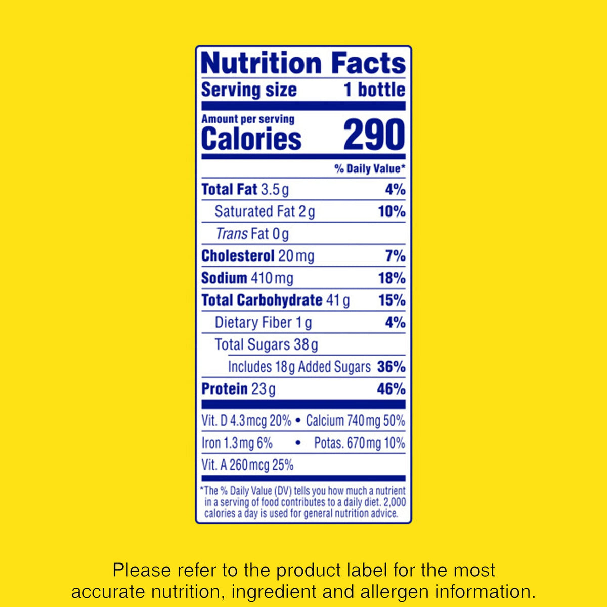 Chocolate Milk Drink 14 Fl Oz E2775