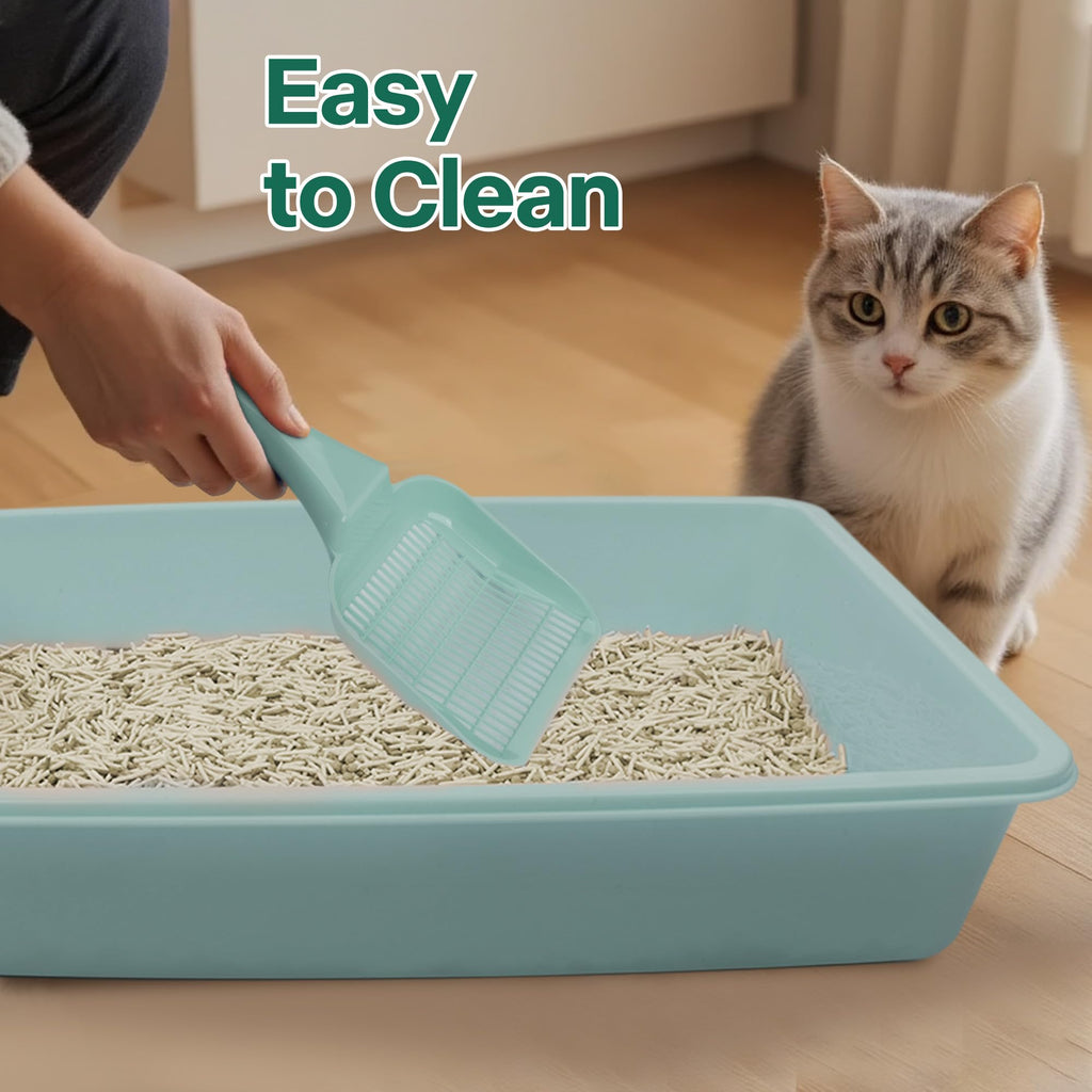 Small Cat Litter Box Starter Kit with Scoop, Bowls and Toys G23279