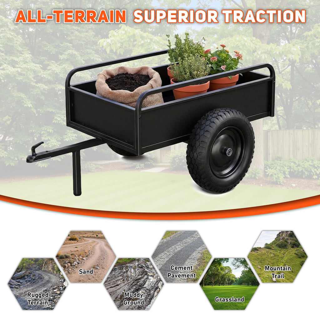 4.80/4.00-8 Flat Free Wheelbarrow Tire and Wheel C5652