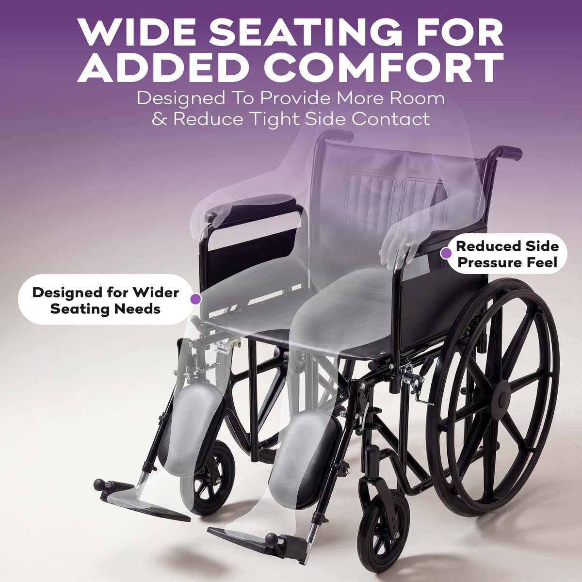 Heavy Duty Bariatric Wheelchair 700lb 28” Seat Width N43984
