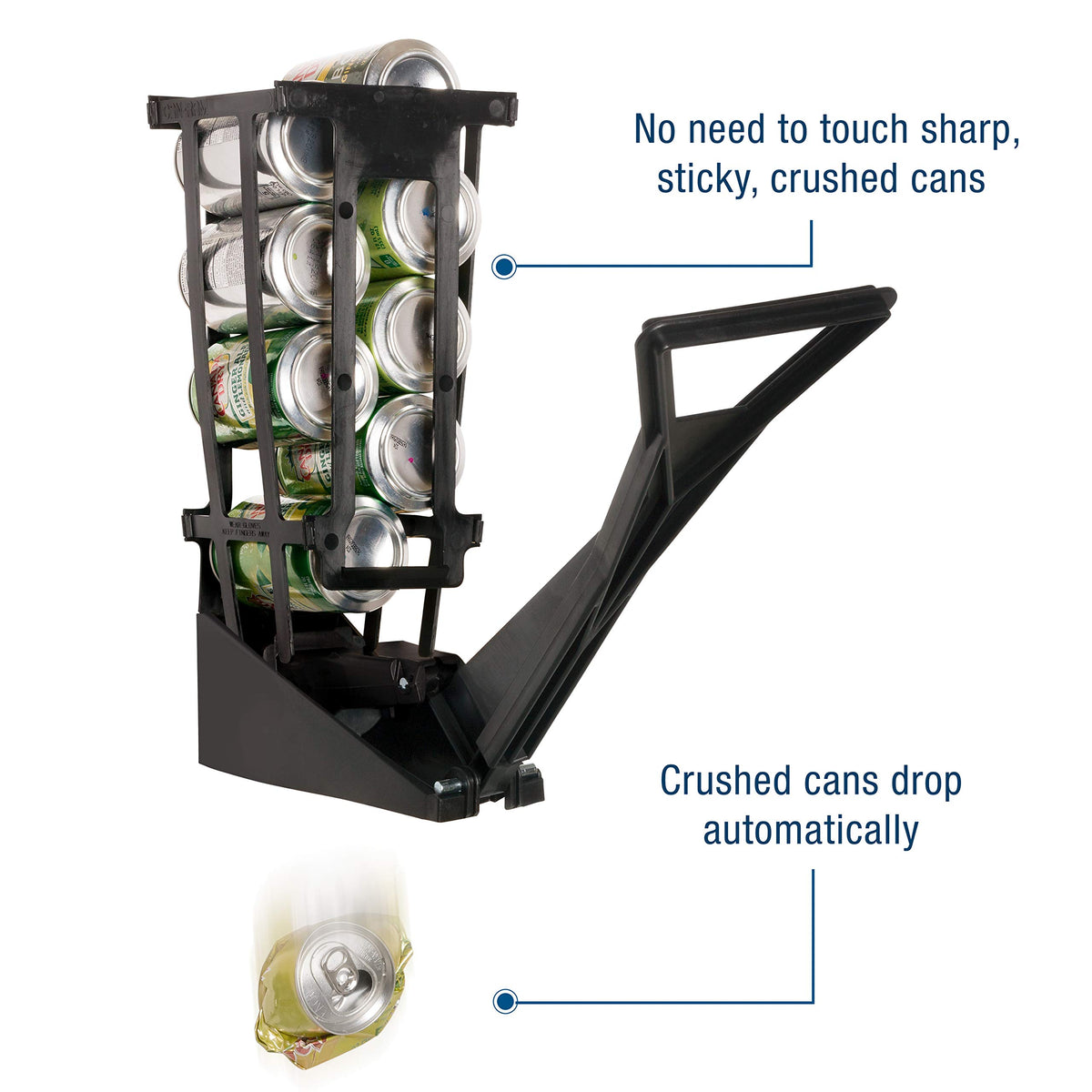 Wall Mounted 12oz Can Crusher D7993