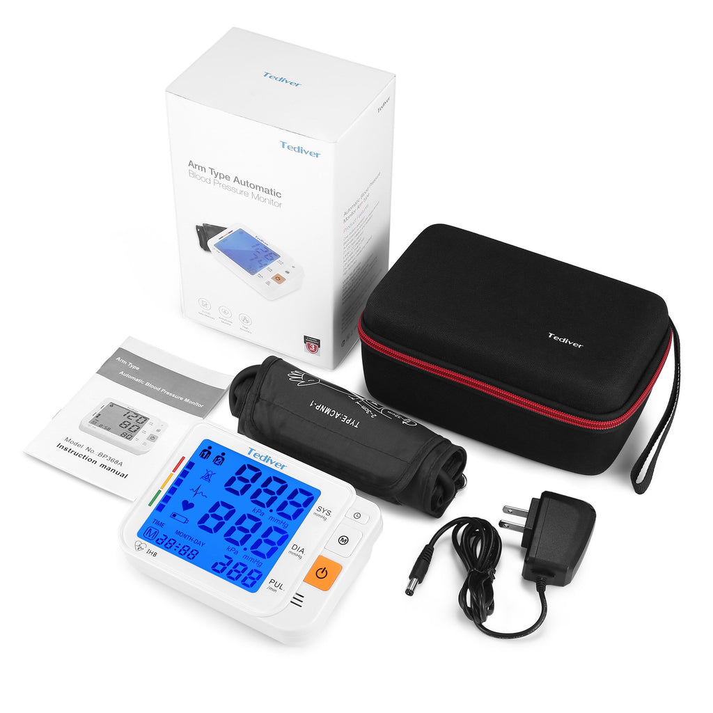 Digital Blood Pressure Monitor, Large Cuff, Upper Arm Blood Pressure Machine D71089
