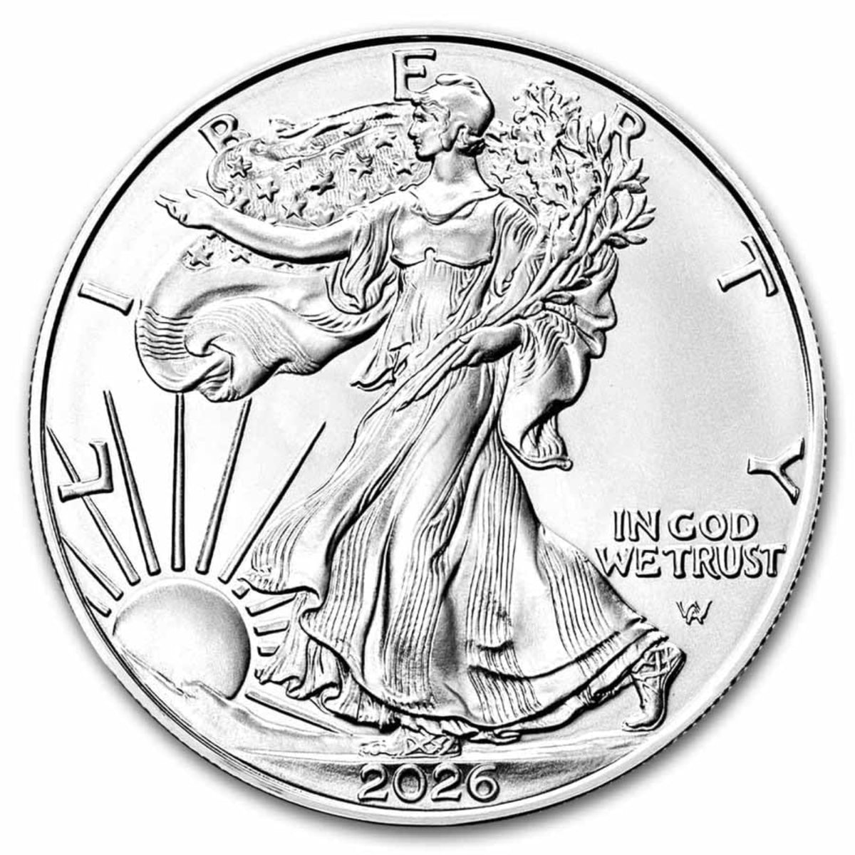 2026 1 oz American Silver Eagle Uncirculated Coin G27820