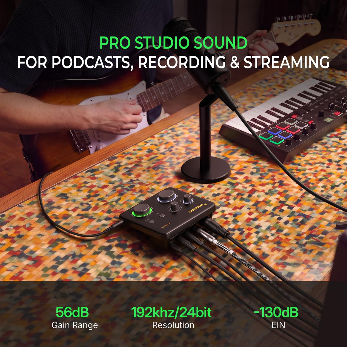 USB Audio Interface for Guitar & Vocals J952883