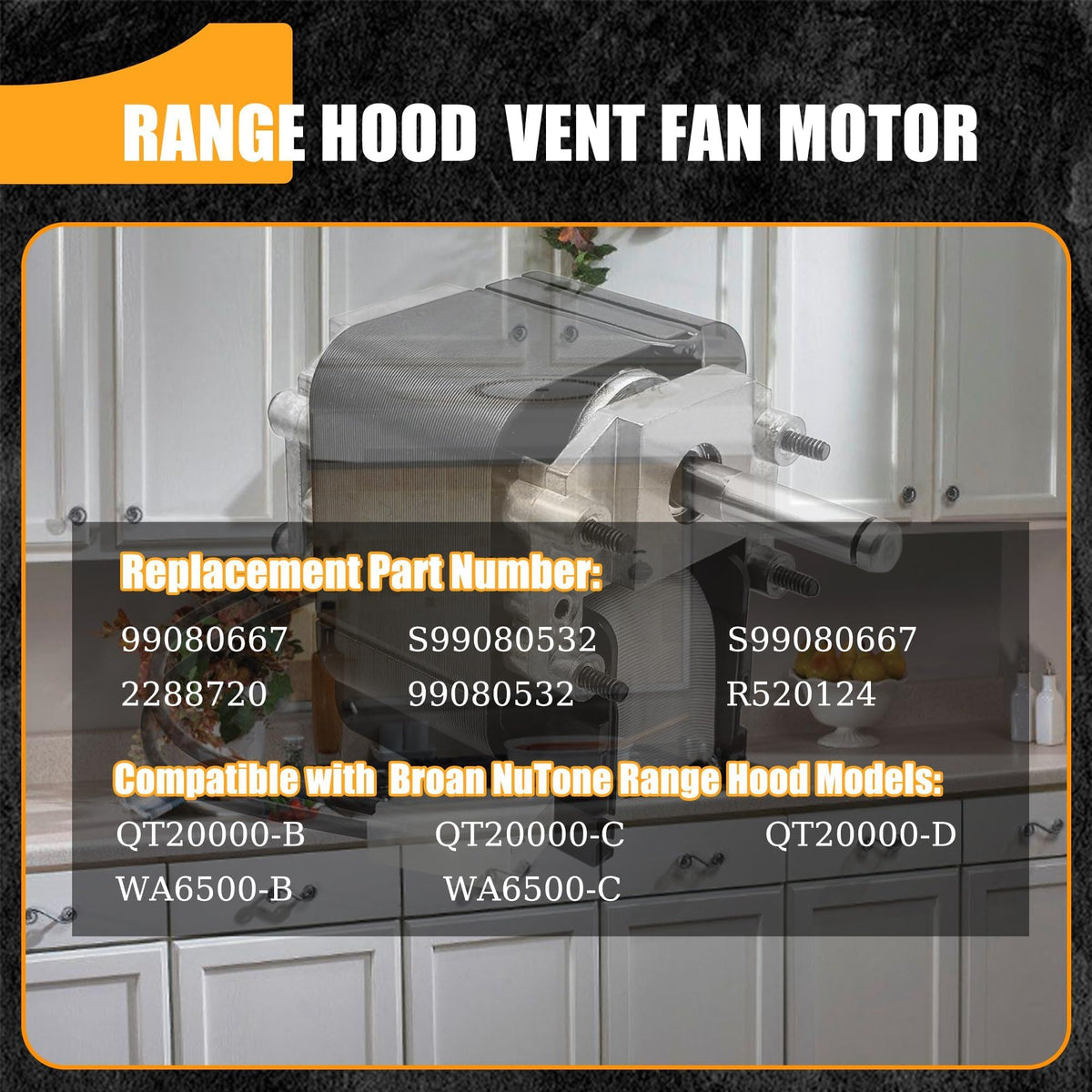 Vent Fan Motor 1.5A 120V 3000rpm Q615890