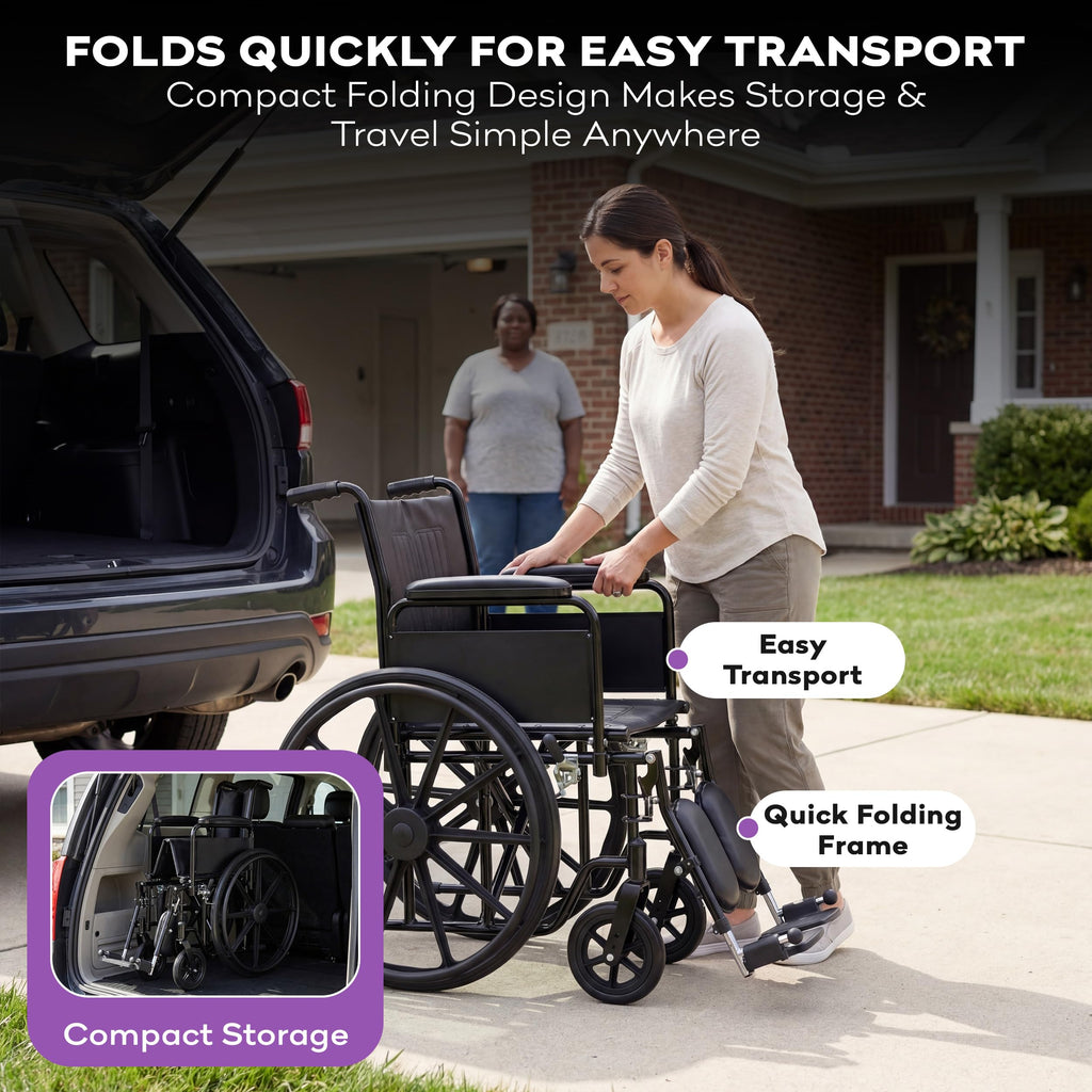 Heavy Duty Bariatric Wheelchair 700lb 28” Seat Width N43984