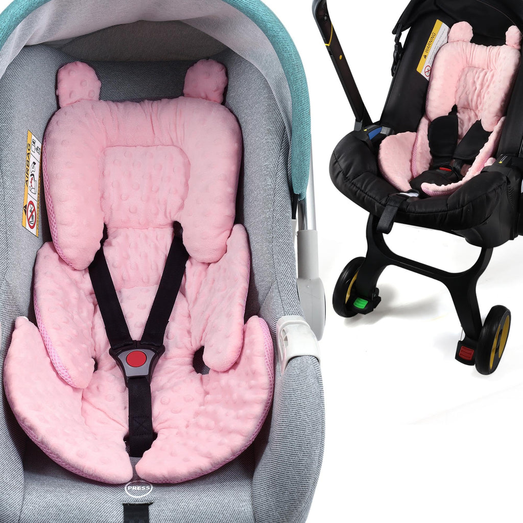 Reversible Carseat Head Body Support Newborn Pink R839026
