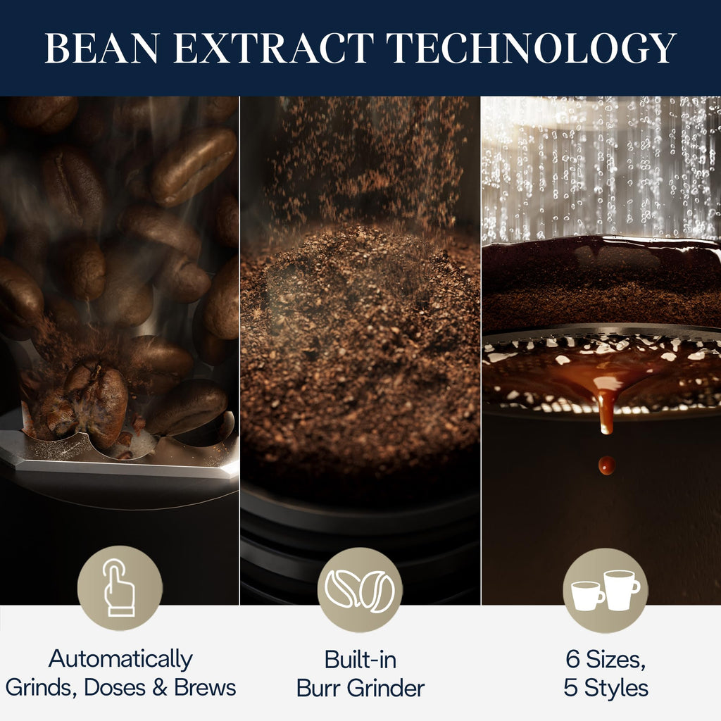 Drip Coffee Maker with Built-In Grinder D949732