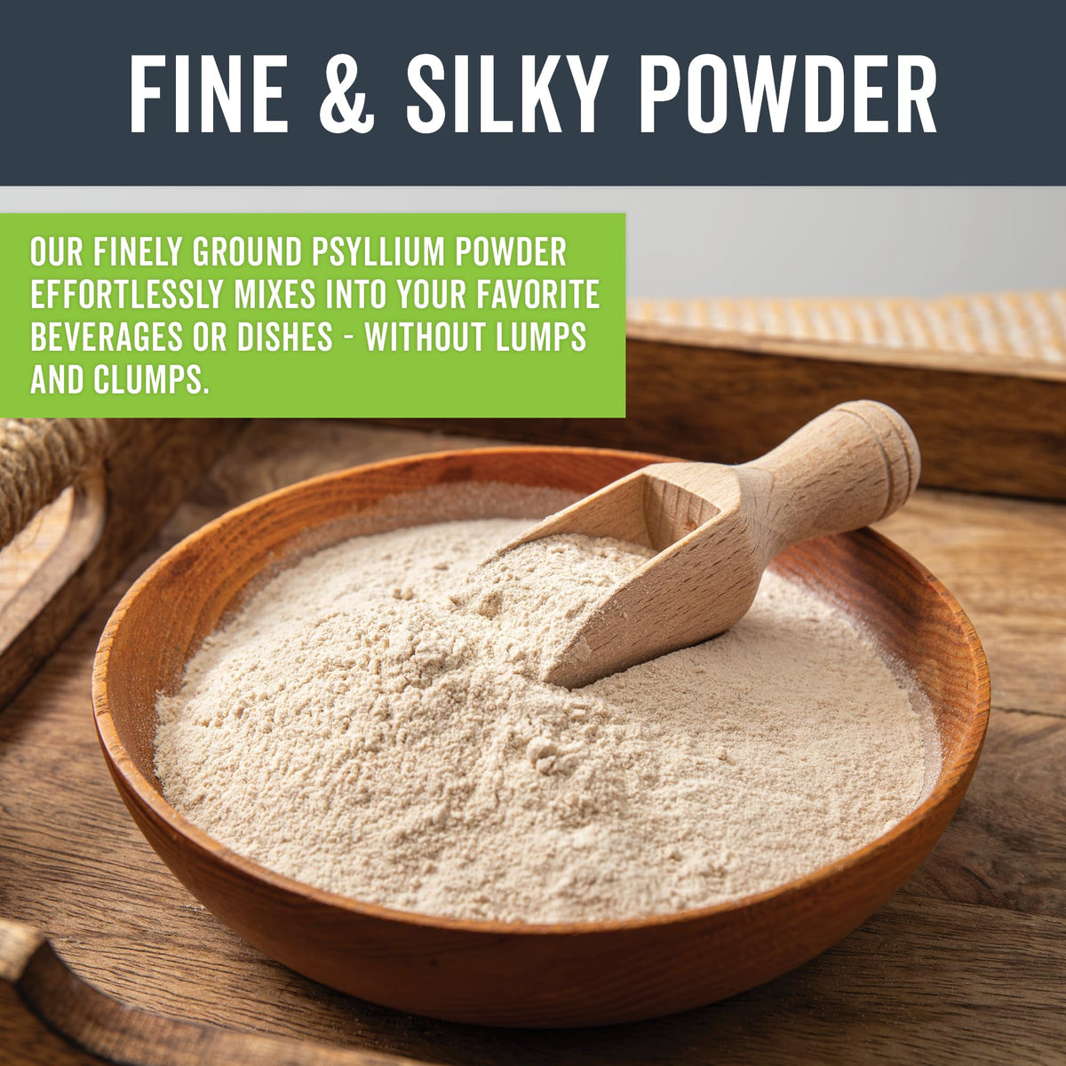 Organic Psyllium Husk Powder, 24 oz Q2859