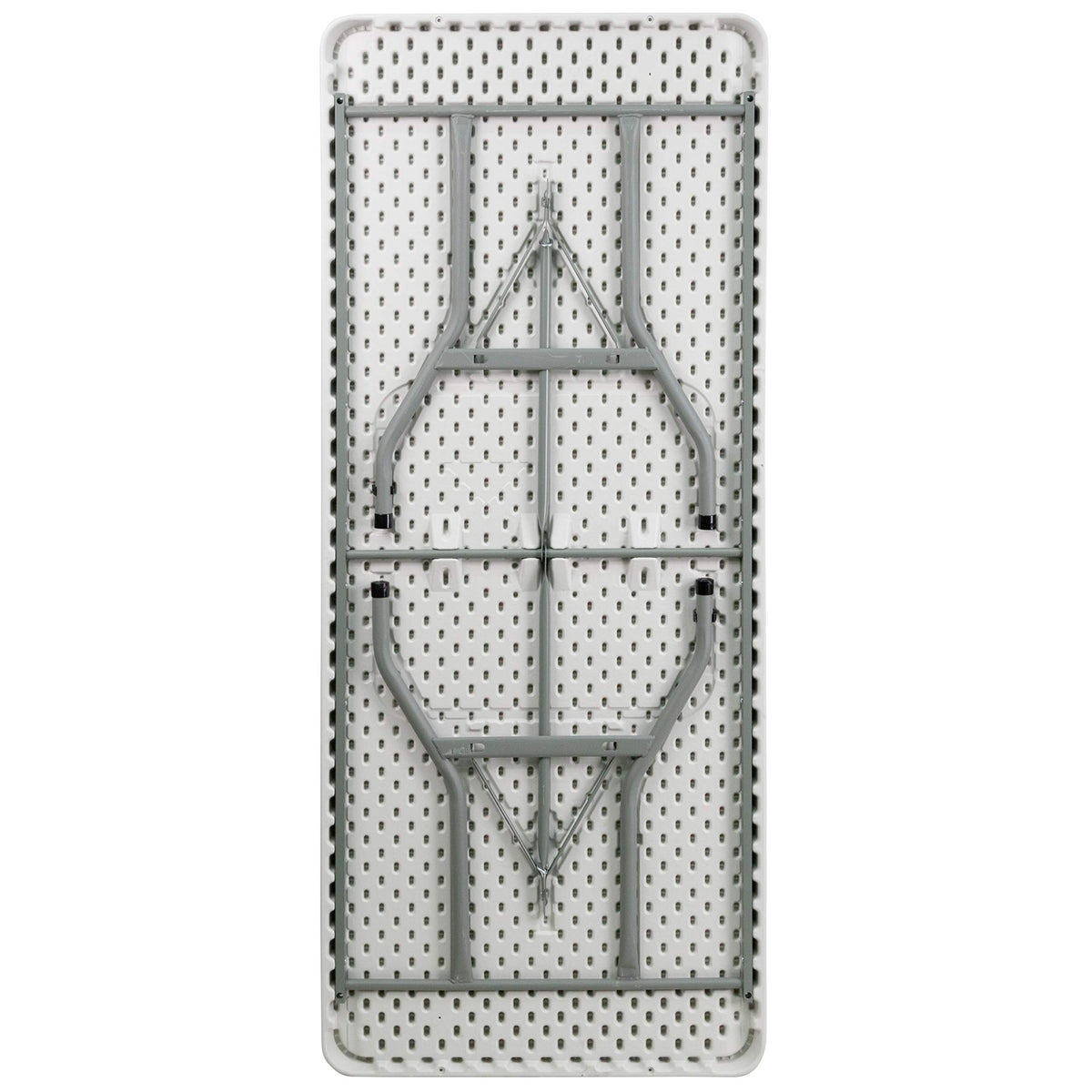 6-Foot White Plastic Folding Table B81602