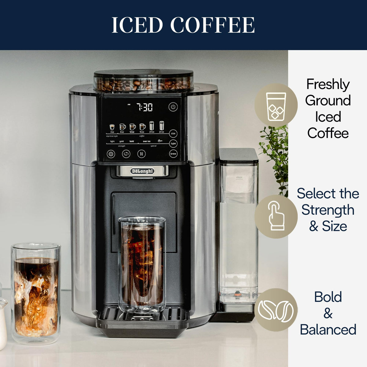 Drip Coffee Maker with Built-In Grinder D949732