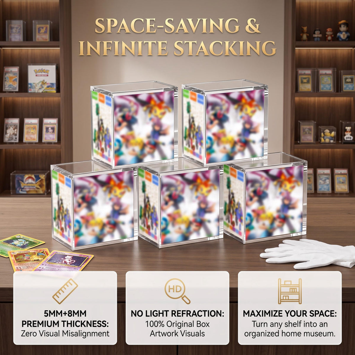 Acrylic Stackable Display Case 1 Pack D57454