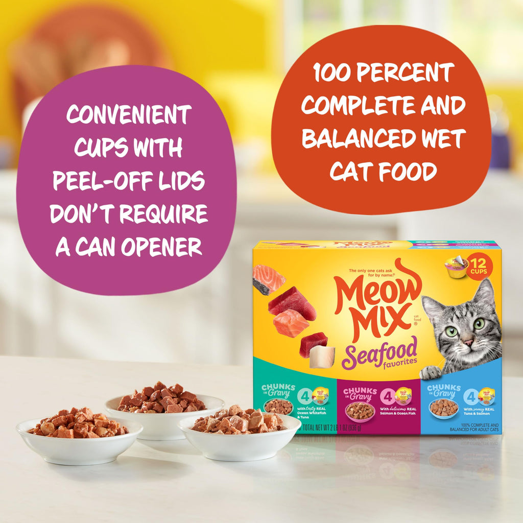 Dry Cat Food and Wet Cat Food Variety Pack J547