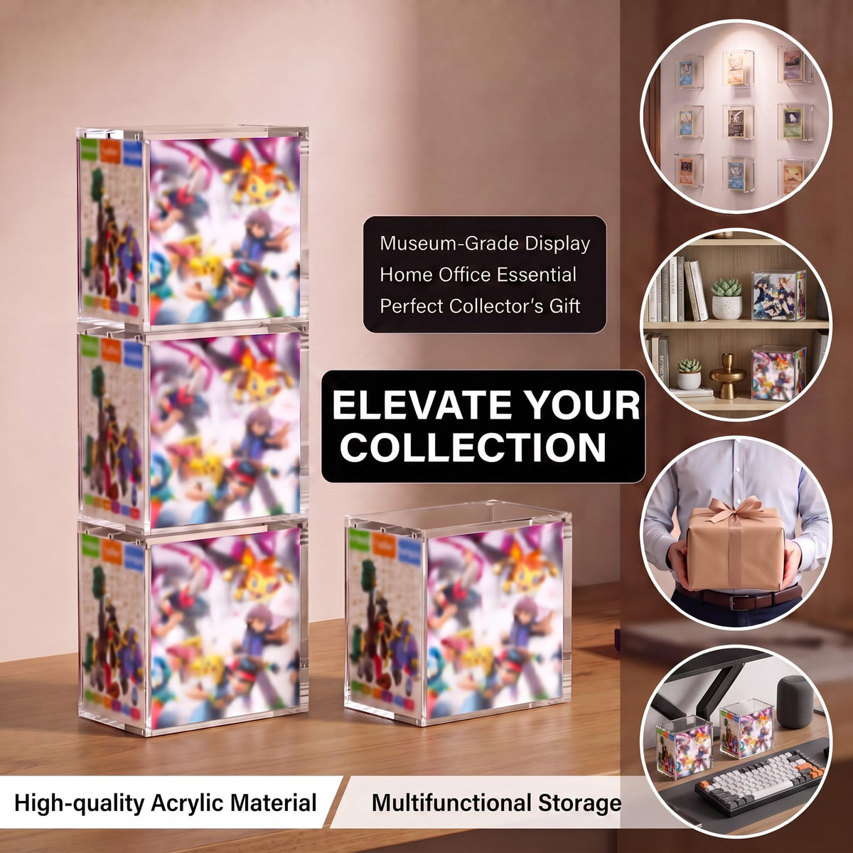 Acrylic Stackable Display Case 1 Pack D57454