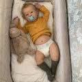 22" Realistic Baby Doll Boy Blonde Hair I682614